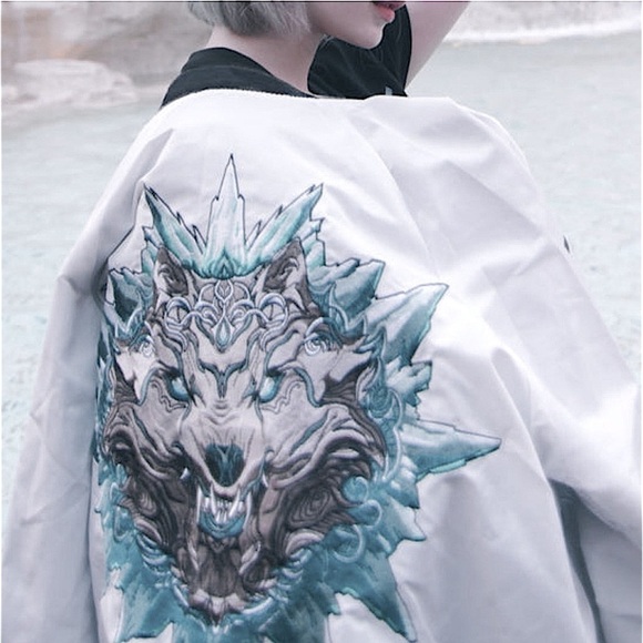 BIBISAMA • Chinese Zodiac Dog Bomber Otaku Streetwear Jacket - Picture 6 of 13
